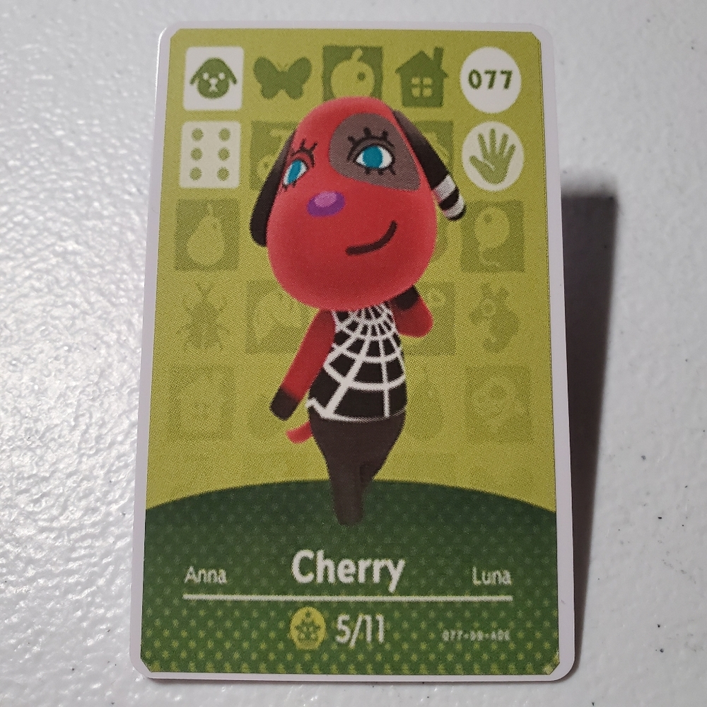 Cherry Amiibo Hard Card